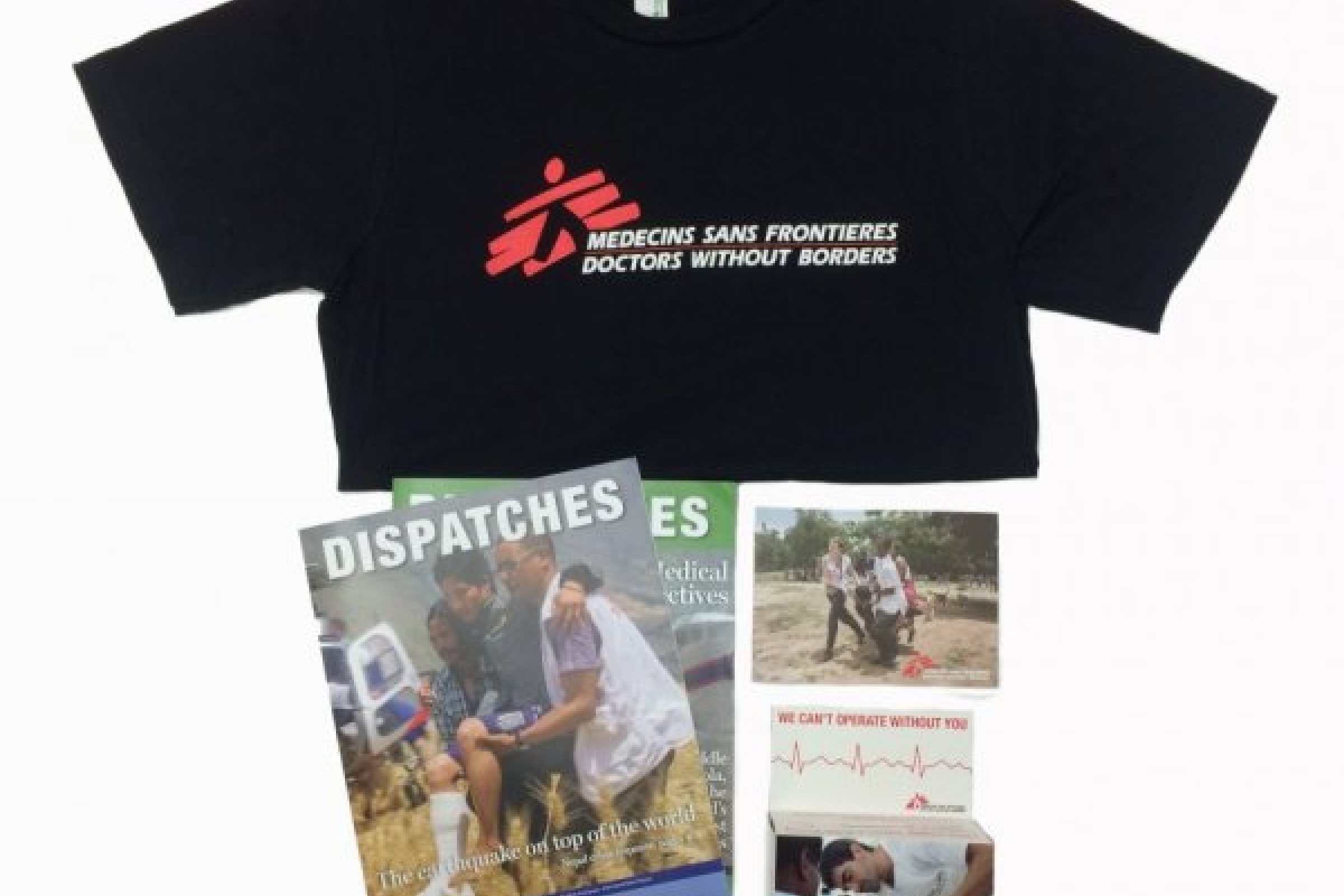 MSF merchandise available for university groups