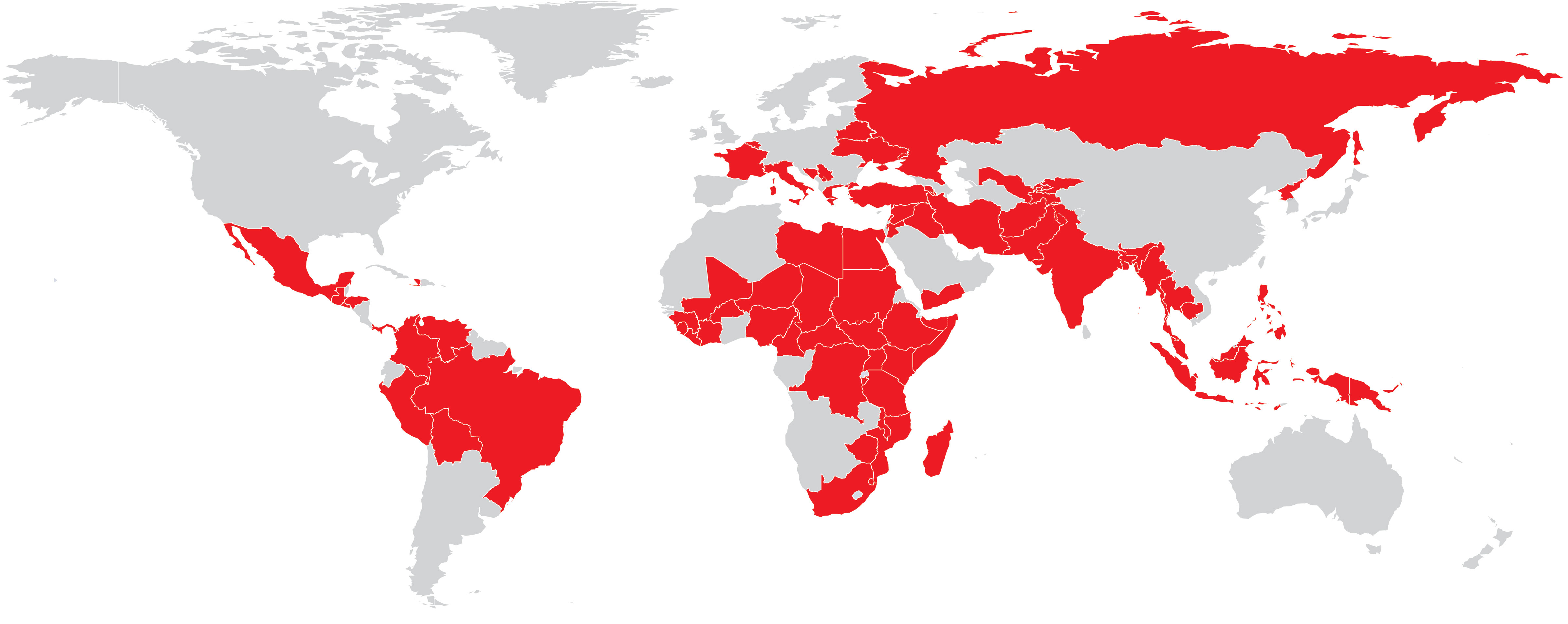 MSF worked in 72 countries in 2021